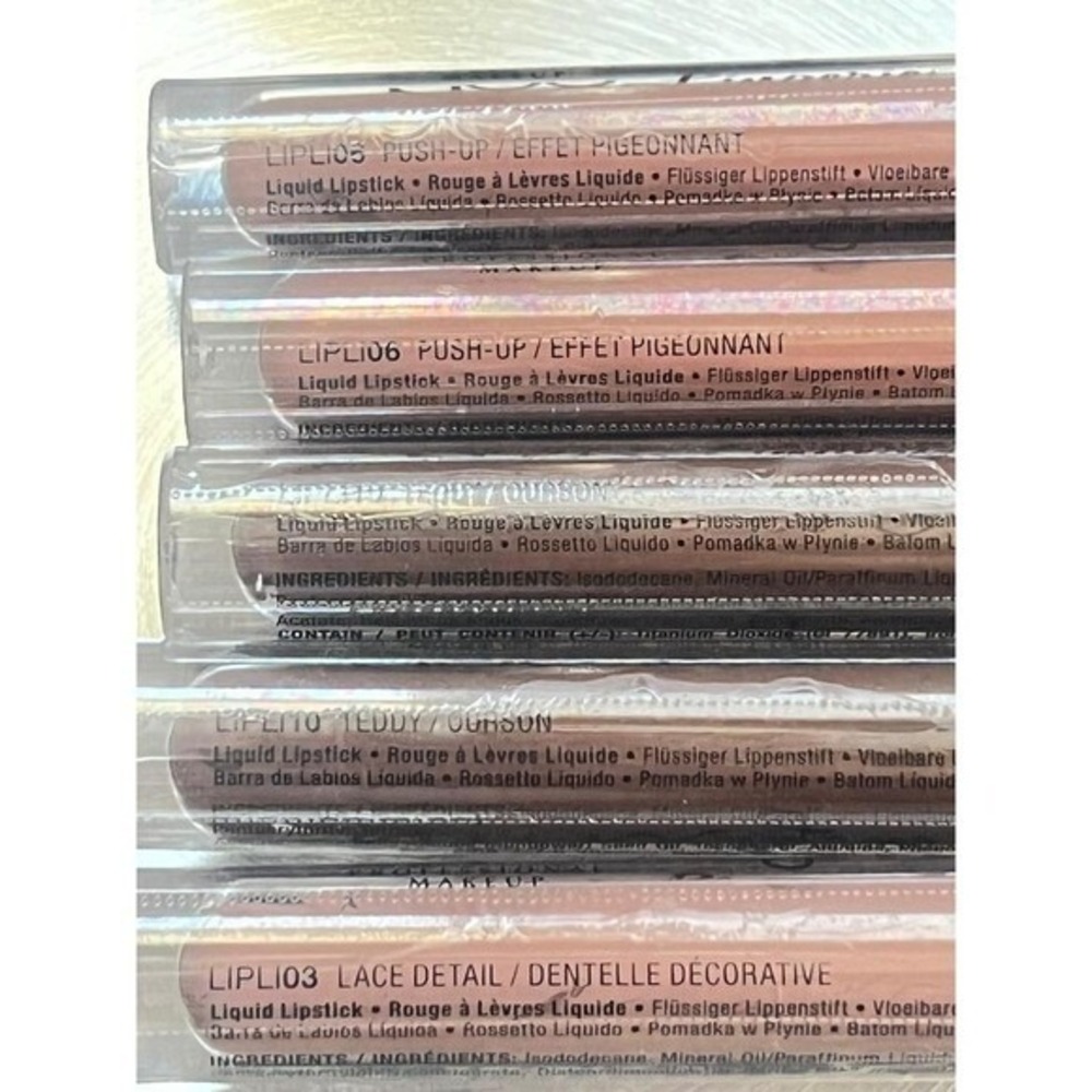 NYX Born to Glow Bronzers, Lingerie Lipsticks, Lip Liners -Set Of 19 Makeup -New - Picture 5 of 7